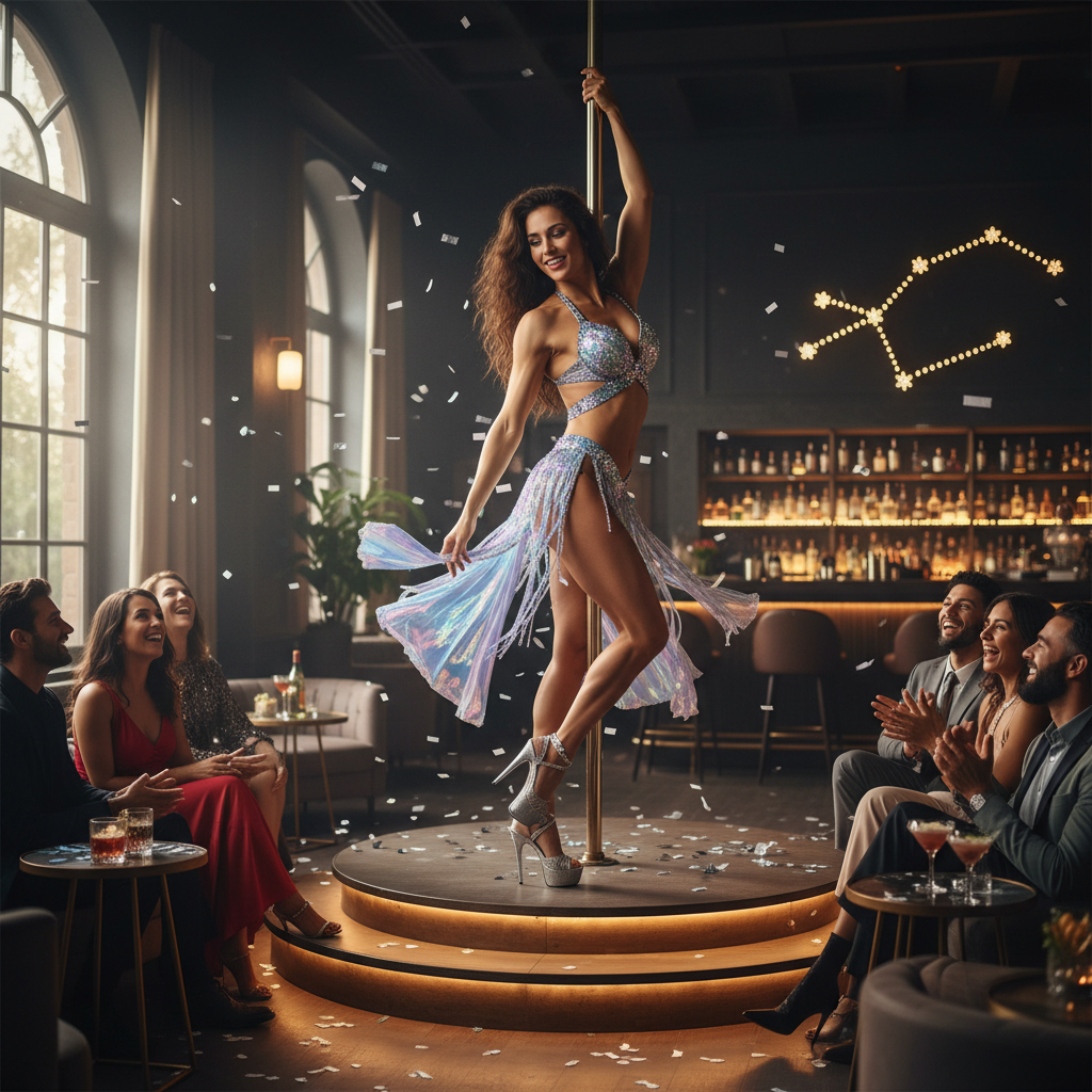 Realistische foto passend bij Vrouwelijke stripper huren bij Stripstars: onvergetelijke shows op maa
